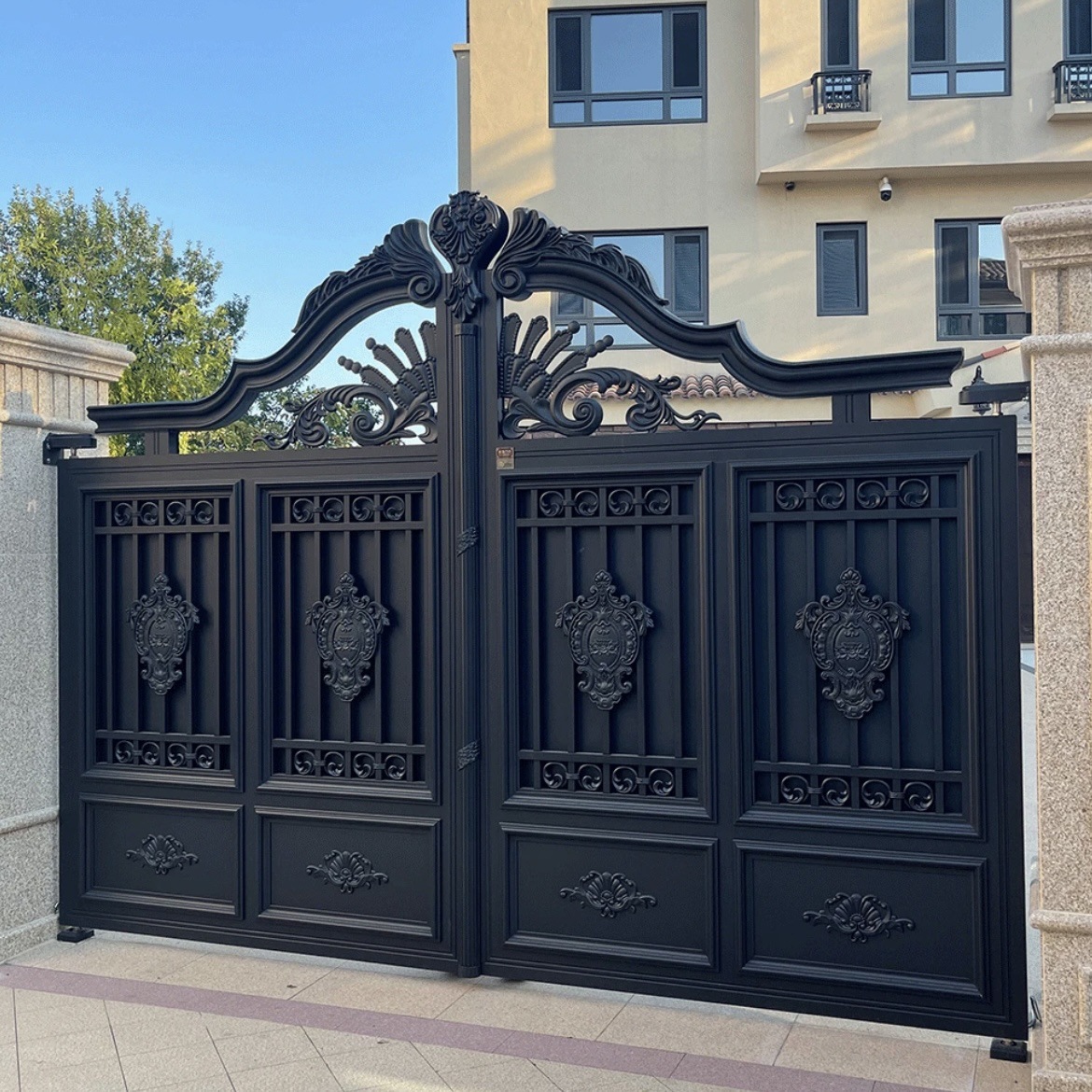 金凯苑欧式全铝庭院门自建房家用型中式别墅大门防盗门入户门