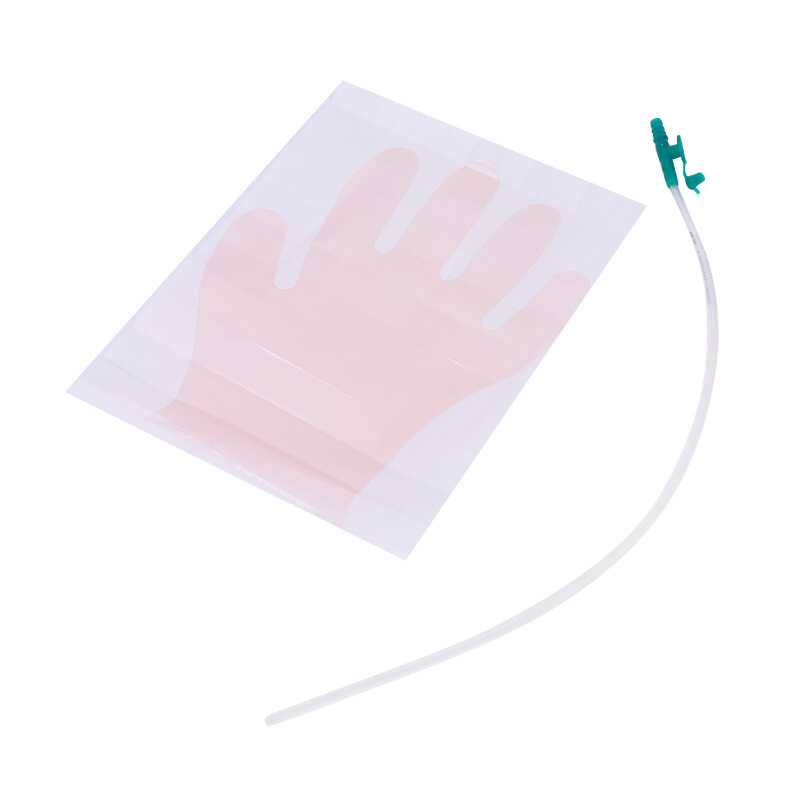 吸痰管一次性软硅塑胶吸痰包带手套吸痰器配件老人儿童婴儿吸痰管