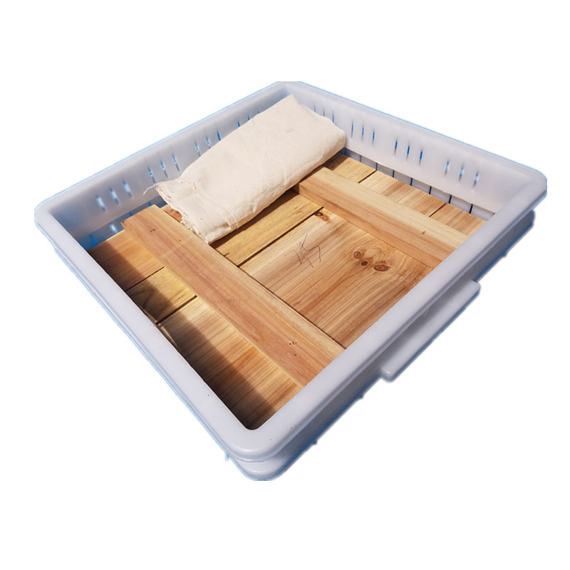 批发40豆腐筐商用加厚老豆腐模具家用水豆腐格框塑料压板做豆腐的