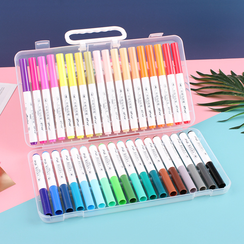 丰图36色水性软头马克笔水彩笔文具套装儿童基础绘画幼儿园礼品