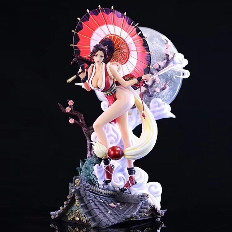 gk樱花不知火舞雕像 优质版 街霸 春丽 超大站姿发光手办模型摆件