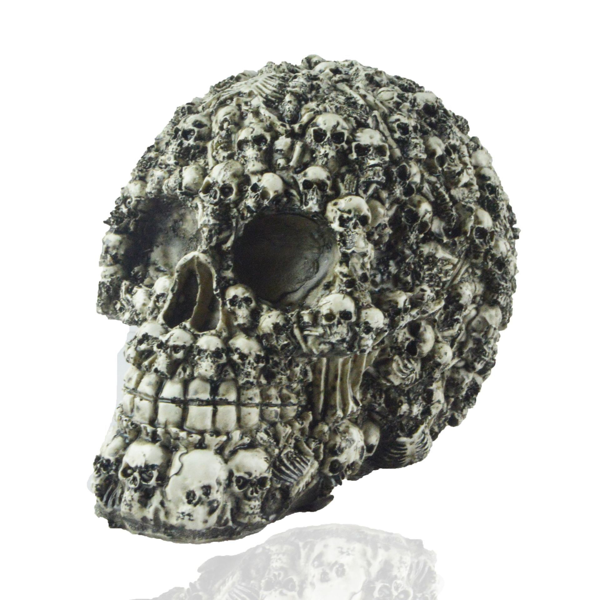 万圣节鬼屋密室逃脱道具骷髅头摆件装饰恐怖搞怪吓人恶搞头骨鬼头