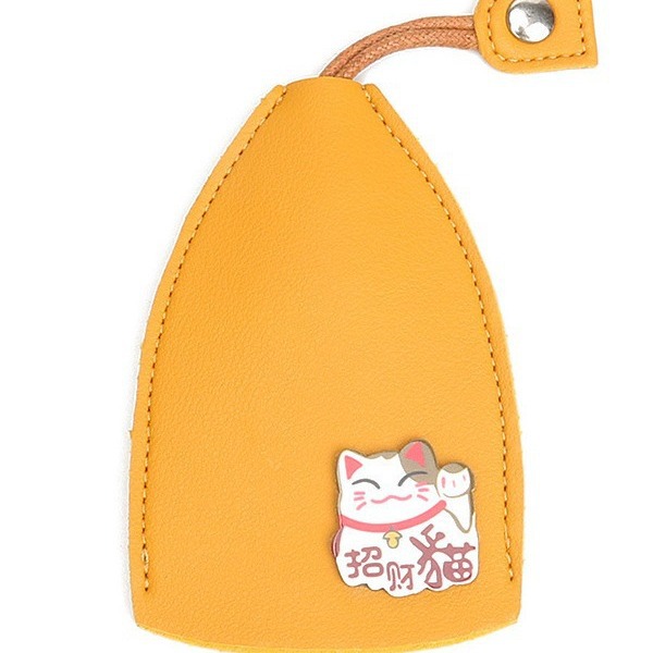 时尚创意抽拉式卡通可爱个性女士汽车钥匙包收纳大众奔驰小巧迷你