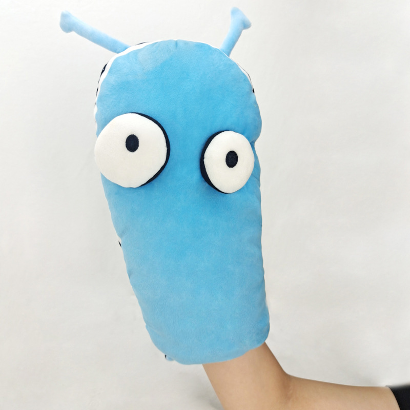 怪物手偶儿童益智早教手套娃娃亚马逊亲子互动手指偶毛绒玩具定制