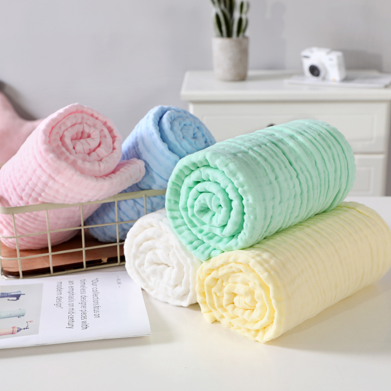 bath towel for children 6 layers children‘s quilts baby baby‘s blanket 105*105 baby‘s bath towel soft absorbent breathable maternal and child supplies