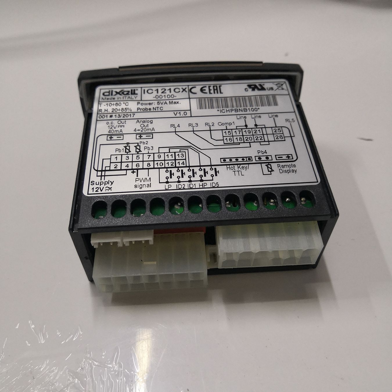 dixell电子式数显热泵冷水机温控器ic121cx制冷控制器热泵机组