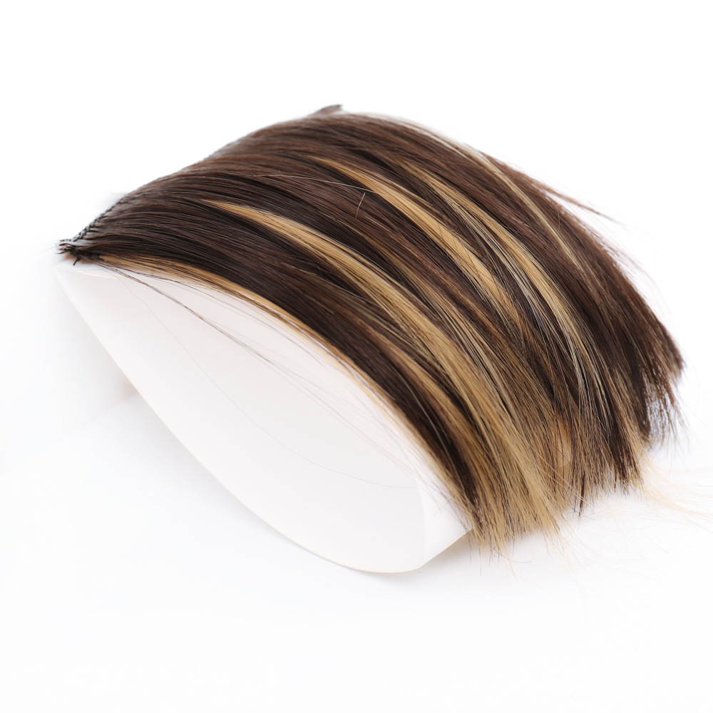 外贸假发片垫发根高温丝隐形修痕蓬松迷你一片垫发片头顶补发女