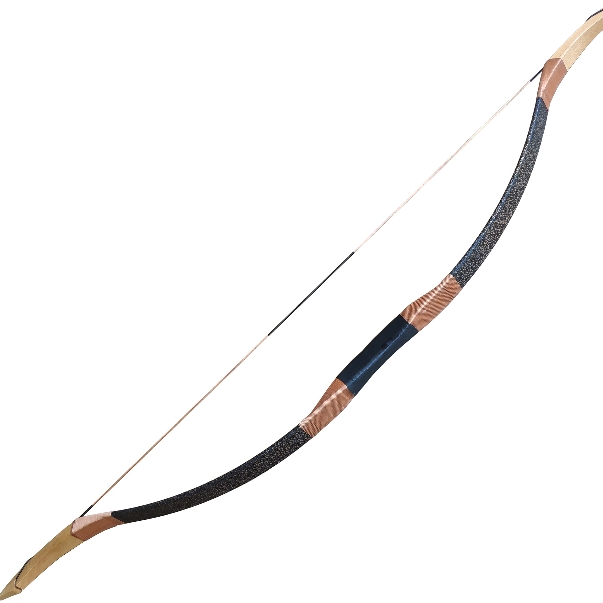 传统弓箭射击运动比赛反曲弓仿古代手工木质传统弓可100磅弓