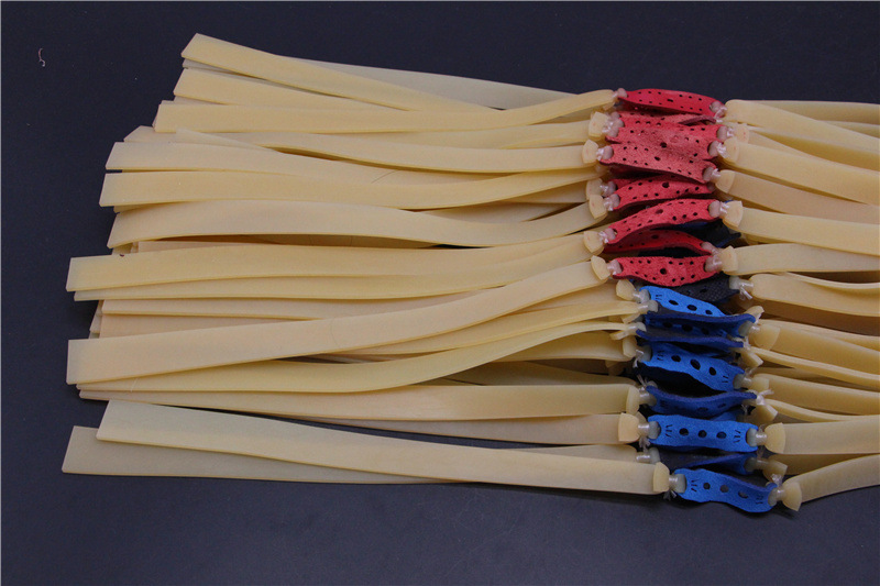 0厚素色精绑加厚暴力大拉力皮筋组透明色2mm