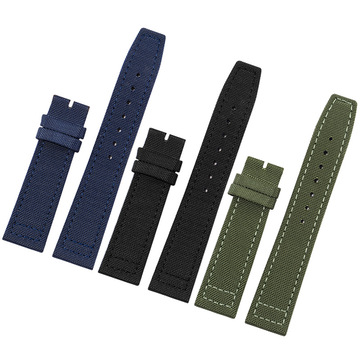 现货批发尼龙帆布表带20/21/22mm代用葡萄牙飞行员针扣腕链wg尼龙