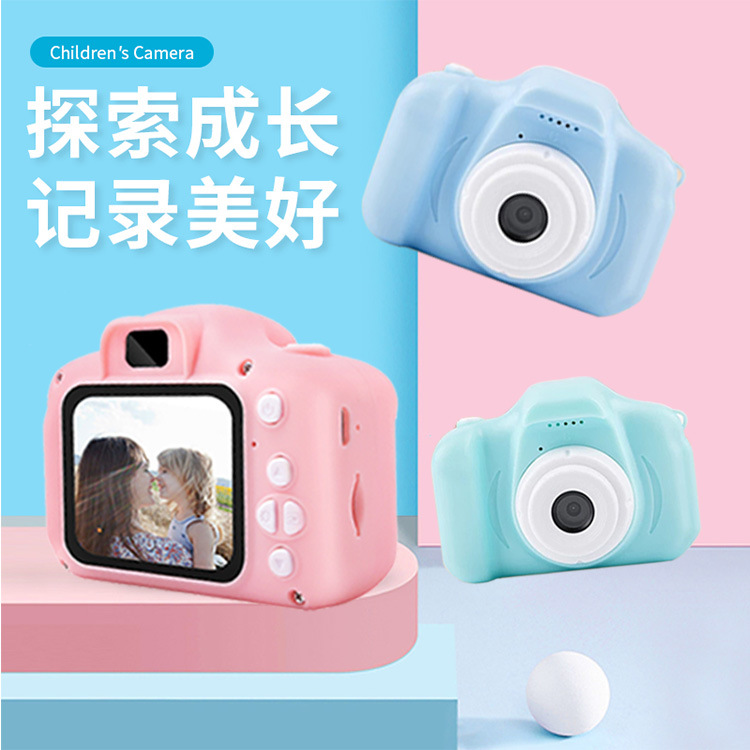 Cross-Border X2 Children's Mini Digital Camera 2-Inch Screen HD Sports Mini Photography Video Birthday Gift