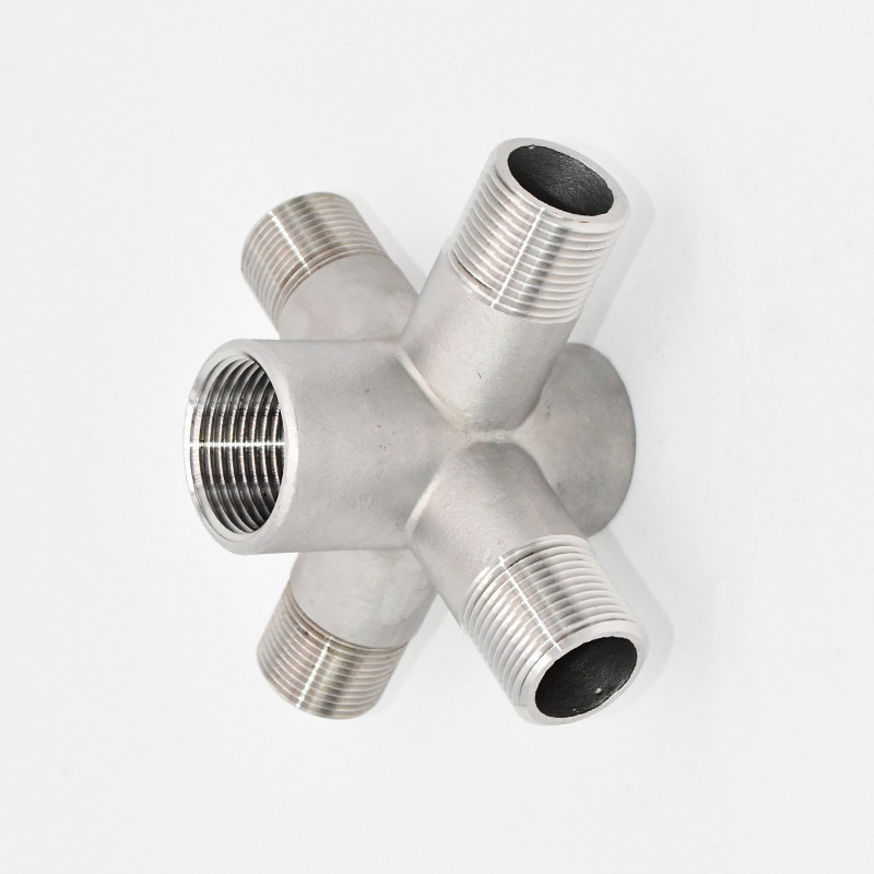 不锈钢五通内丝立体五通304不锈钢货架五通水管接头-阿里巴巴