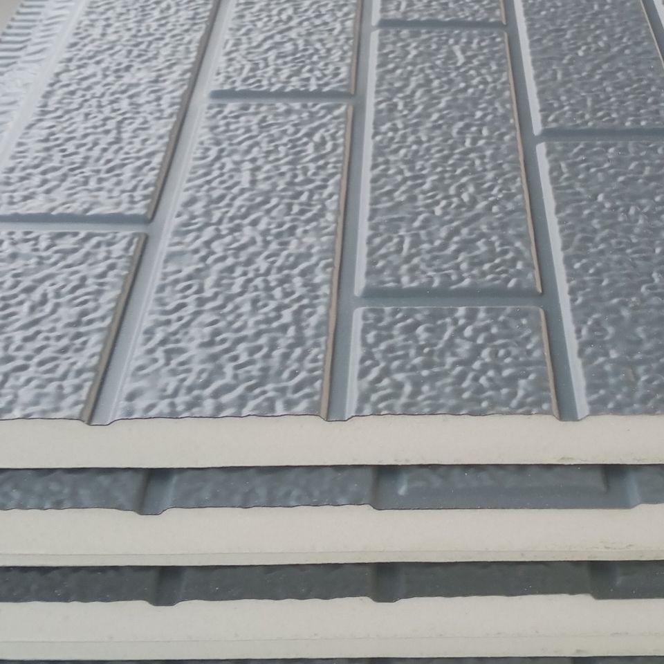 外墙装饰保温一体板金属雕花板仿瓷砖古砖防水保温隔热聚氨酯护墙