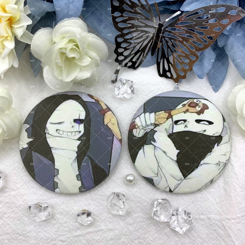 传说之下同人吧唧 undertale周边 ink error徽章 明信片胸针-阿里巴巴