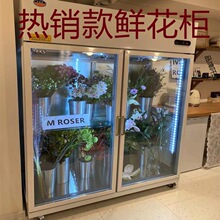 雪锐龙风冷新款鲜花柜花店冷藏冰箱网红保鲜柜花艺展示柜三门商用