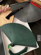 IYR7全竹扇子折扇蜻蜓古风旗袍折扇子复古典风女式小便携折叠走秀