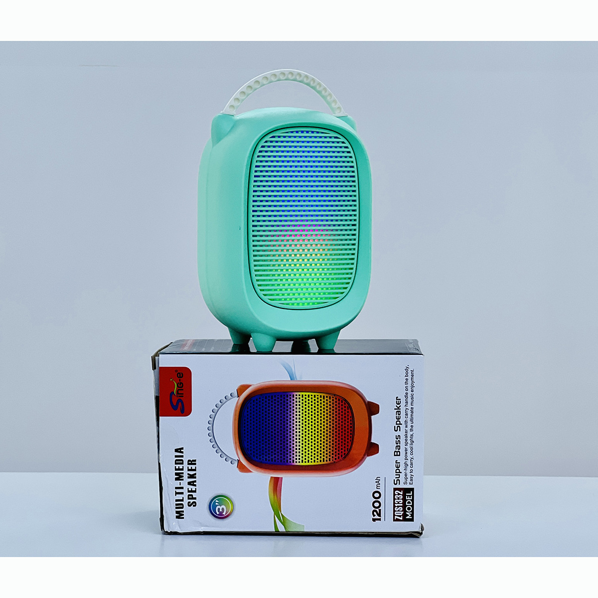 New Bluetooth Speaker 3-Inch Portable Rgb Light Audio Portable Wireless Hot Sale Small Foreign Trade Popular Zqs1332