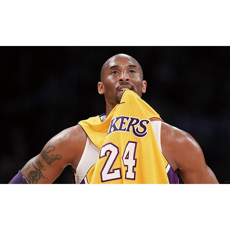 科比海报nba球星湖人队超大巨幅墙贴宿舍卧室励志墙壁装饰画壁纸