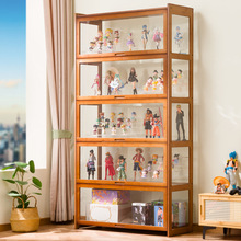 手办乐高展示柜高达积木收纳盒透明亚克力柜玩具模型陈列置物架子