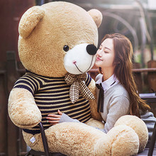 可爱熊公仔大号毛绒玩具泰迪熊猫布娃娃女生抱抱熊可印logo照片