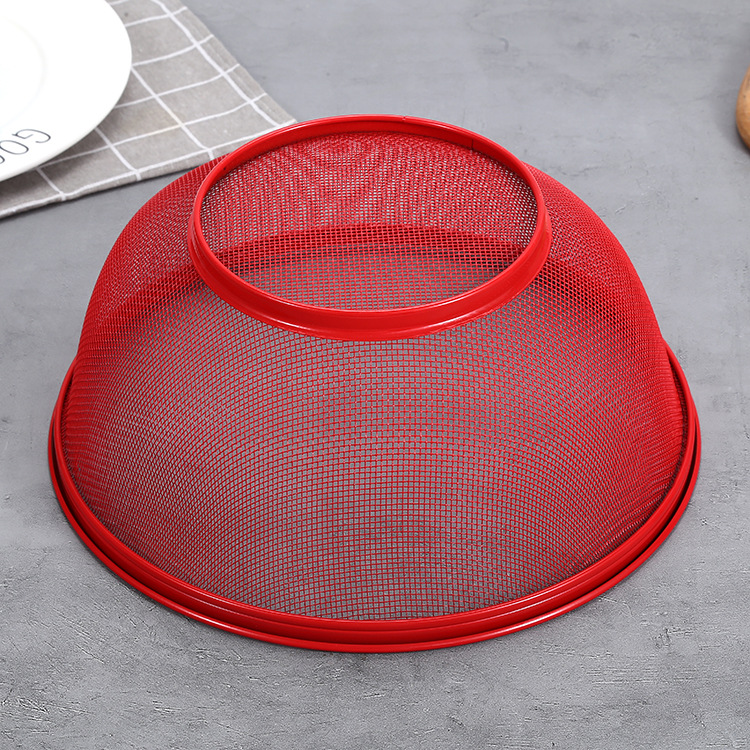 Metal Fruit Basket Set Spray Plastic Anti-Vegetable Cover Shaped Dense Food Fruit Basket Food Cover Insect-Proof Dust-Proof Manufacturer