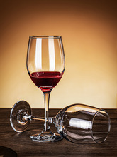 加厚高脚红酒杯家用轻奢玻璃杯欧式创意水晶葡萄酒杯子6只装