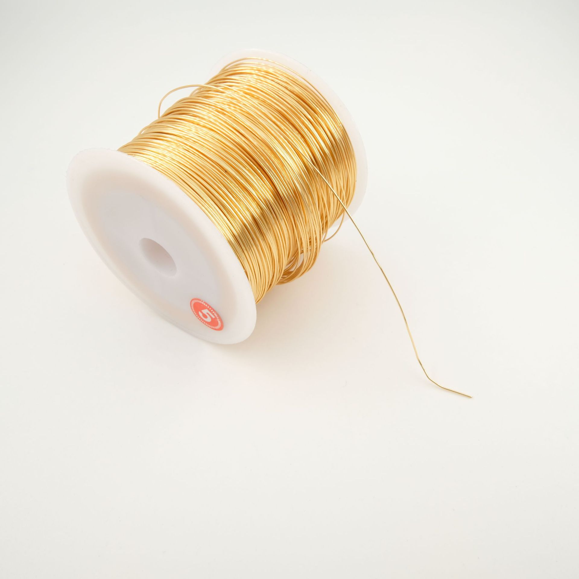 保色铜丝线小卷diy手工发饰品配件头饰配件发簪热缩片材料铜绕线