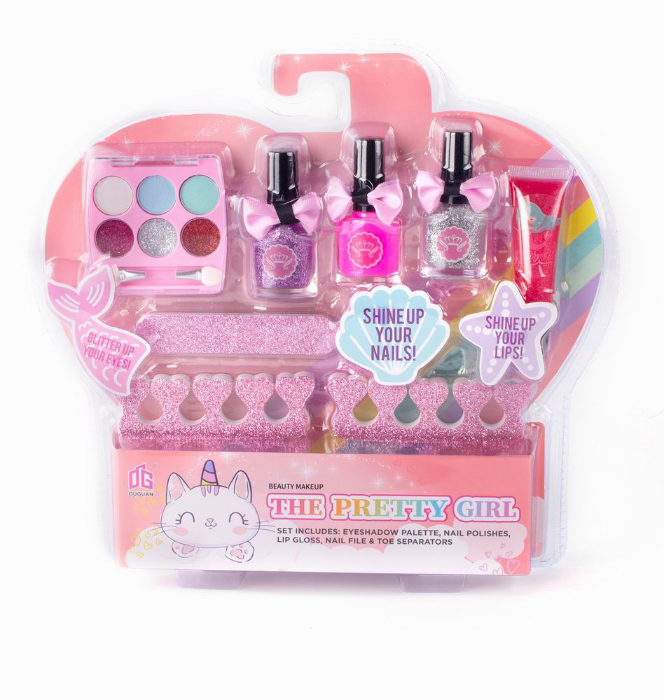 Cross-Border Children's Cosmetics Toys Girl Princess Lipstick Simulation Makeup Toys Handbags Set Toys