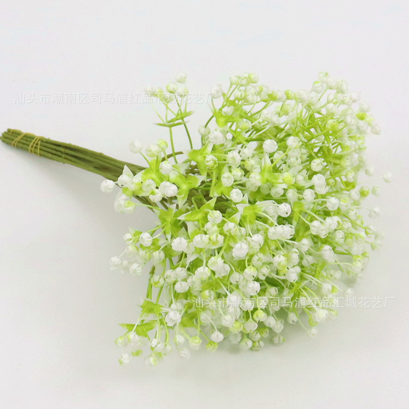 Single Starry Bud Wedding in Bridal Bouquet Cross-Border Home Simulation Plant Artificial Fake Flower and Plastic Flower Bunches