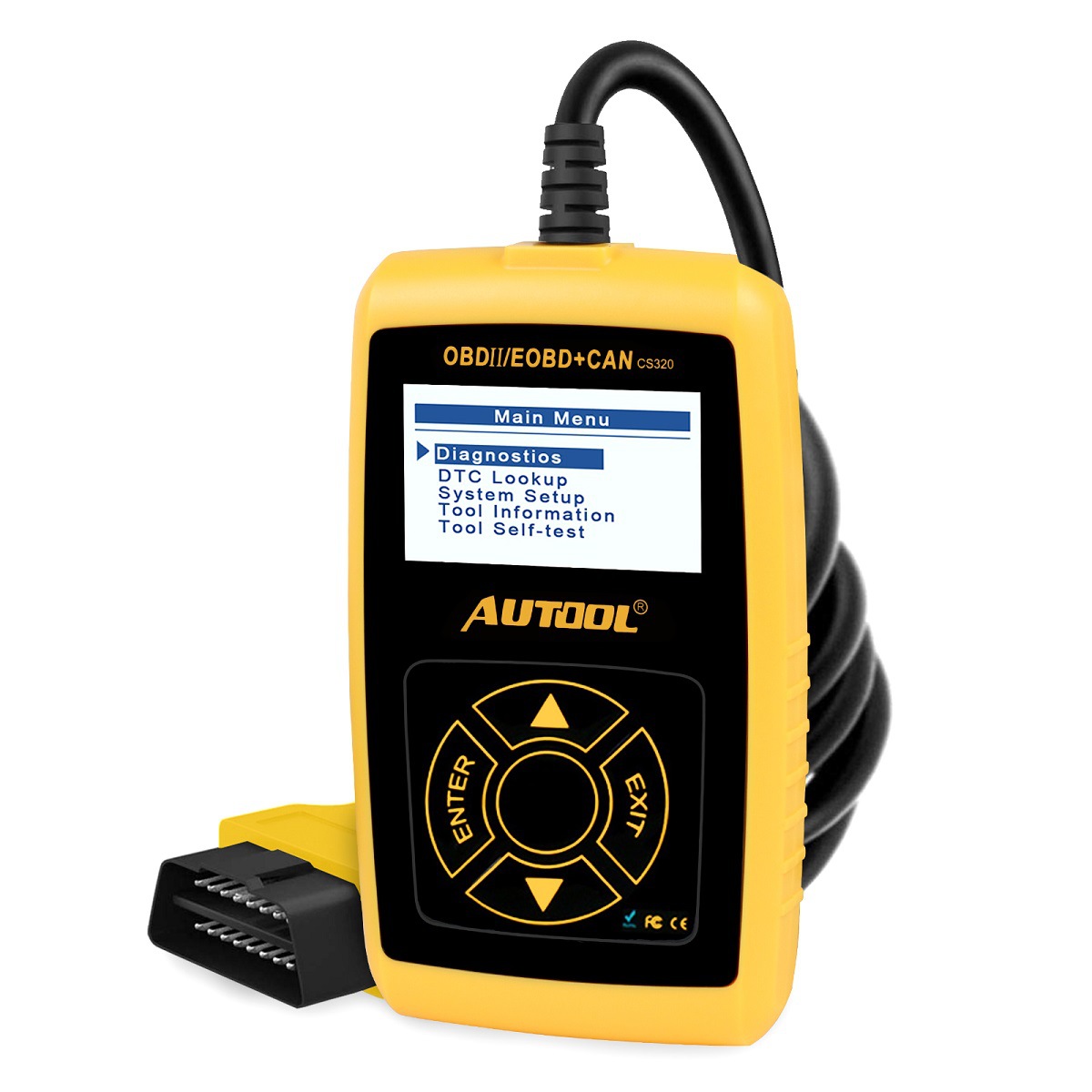 autool cs320汽车检测仪obd电脑诊断仪 读码卡发动机故障灯检测仪