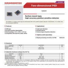 大量现货 日本滨松HAMAMATSU S15534 4x4mm二维PSD位置灵敏探测器