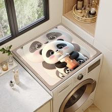 卡通滚筒洗衣机防尘罩冰箱床头柜垫子万能盖布巾pvc防水防晒免洗
