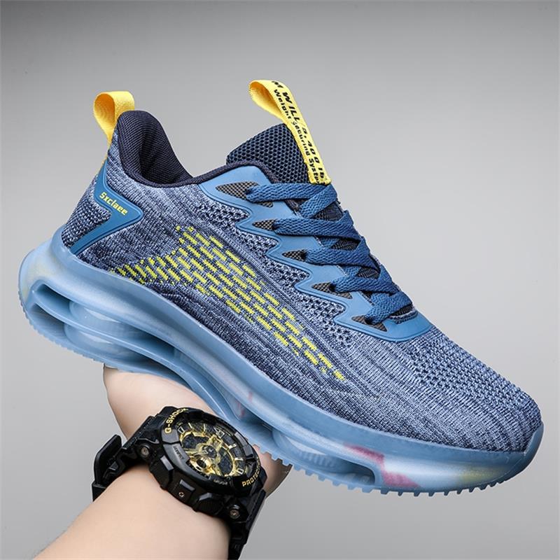 大码飞织运动鞋男彩底青年潮鞋学生跑步鞋老爹鞋旅游鞋休闲男鞋子