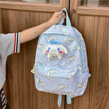 新款儿童包包可爱大容量双肩包毛绒挂件小背包轻便幼儿园书包批发