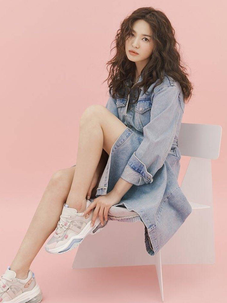 宋慧乔同款牛仔裙