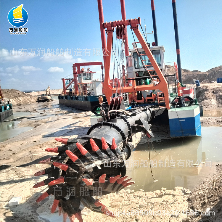 城市建设河道清淤船现货 码头绞吸式挖泥船 链斗式挖沙选金船
