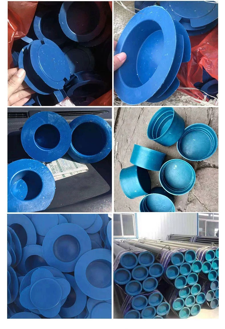 厂家供应管子封盖管帽封头 外螺纹塑料保护套 大口径钢管塑料管帽