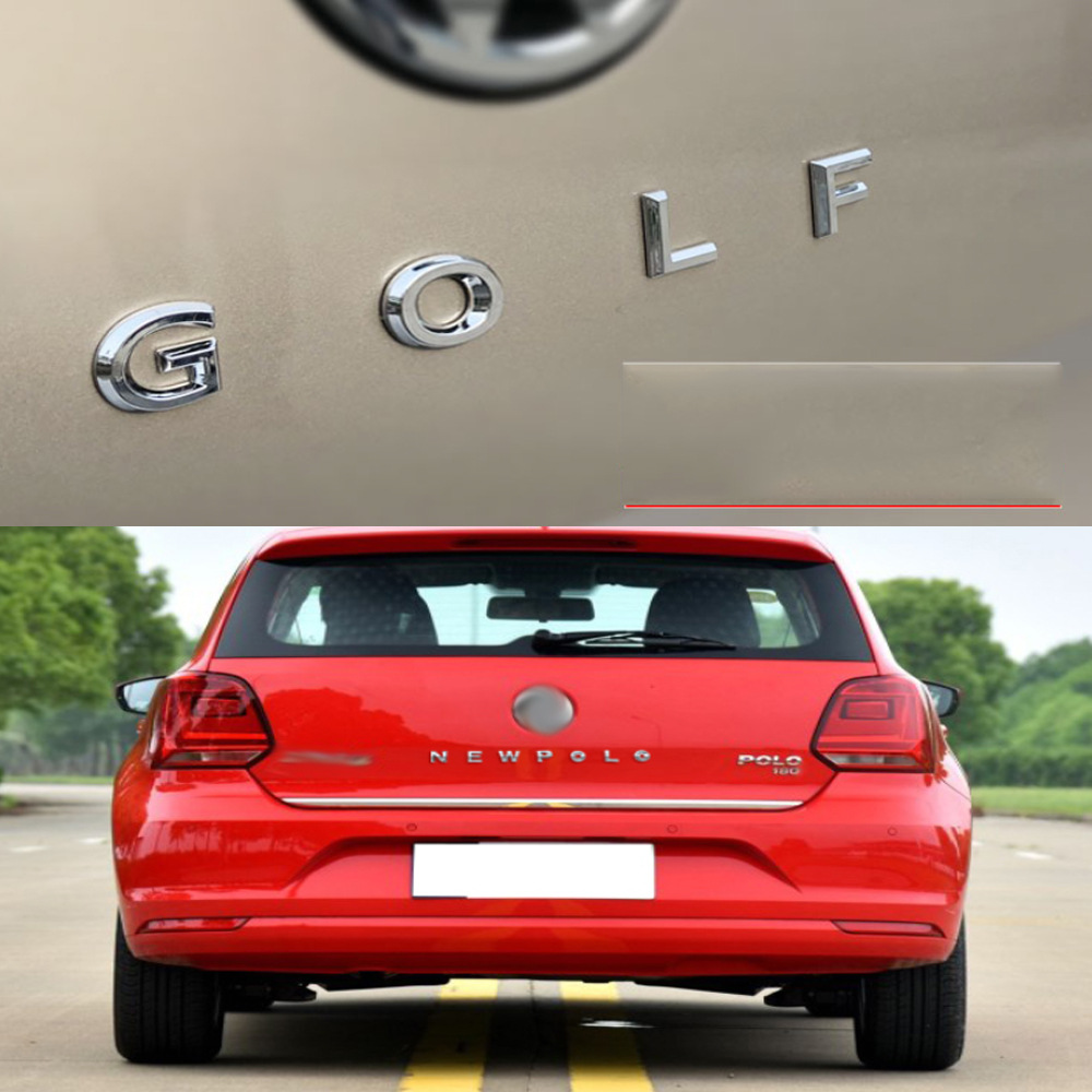 改装新款字母贴字标车身贴尾标适用大众高尔夫7golf 高7 7.5 gti