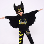 男童卫衣套装春秋运动儿童表演服蜘蛛侠童装超级英雄蝙蝠侠演出服