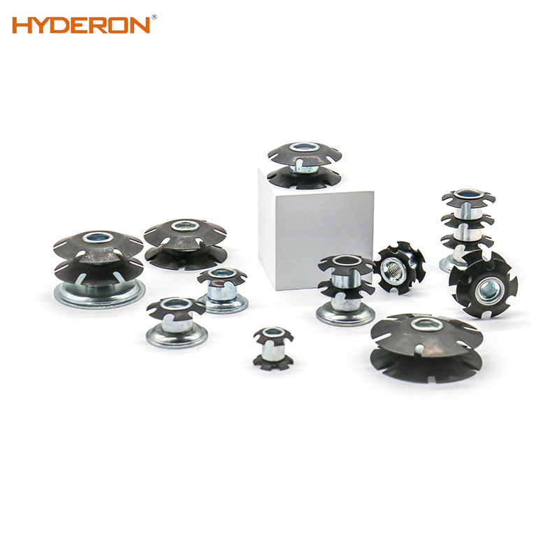 ﹤Factory Direct Sales﹥ Pipe Plug Nut Pipe Connector Multi-Layer Nickel Plated SUNFLOWER Star Nut Plum Shrapnel