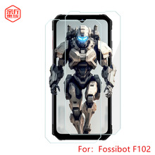 适用FOSSiBOT F102手机钢化玻璃保护膜 跨境三防屏幕透明高清白片