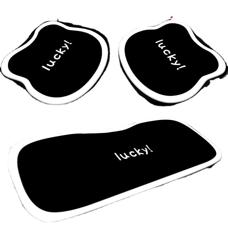 Cartoon Car Seat Cushion Rear Three-Piece Seat Cushion Single Piece Car Interior Decoration Four Seasons Universal Breathable Cushion Generation