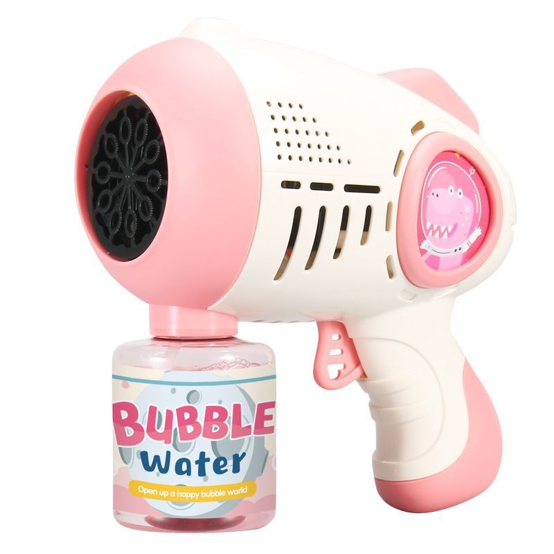 Bubble Machine Children's Toy Automatic Stall Wholesale Hot Sale Lock and Load Spray Gatling Internet Celebrity