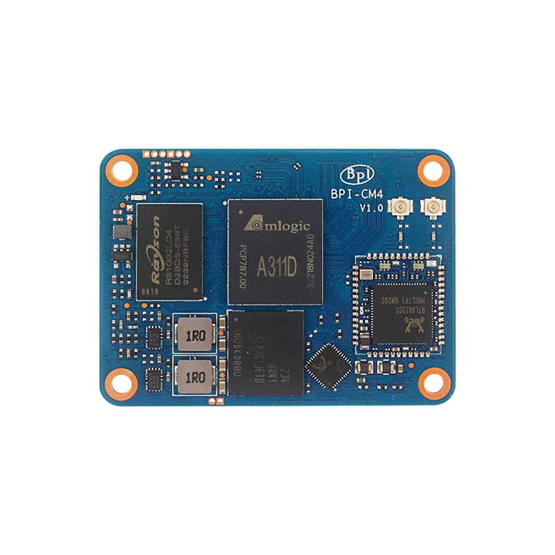 香蕉派banana pi cm4计算机主板模块io扩展底板amlogic a311d芯片
