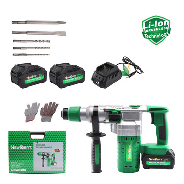 工业级锂电无刷电锤26电锤多功能电钻强劲轻型电锤掌心小电锤