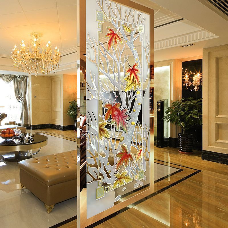 四川电视背景墙玻璃隔断立体3d影视墙布浮雕玻璃无缝客厅沙发壁画