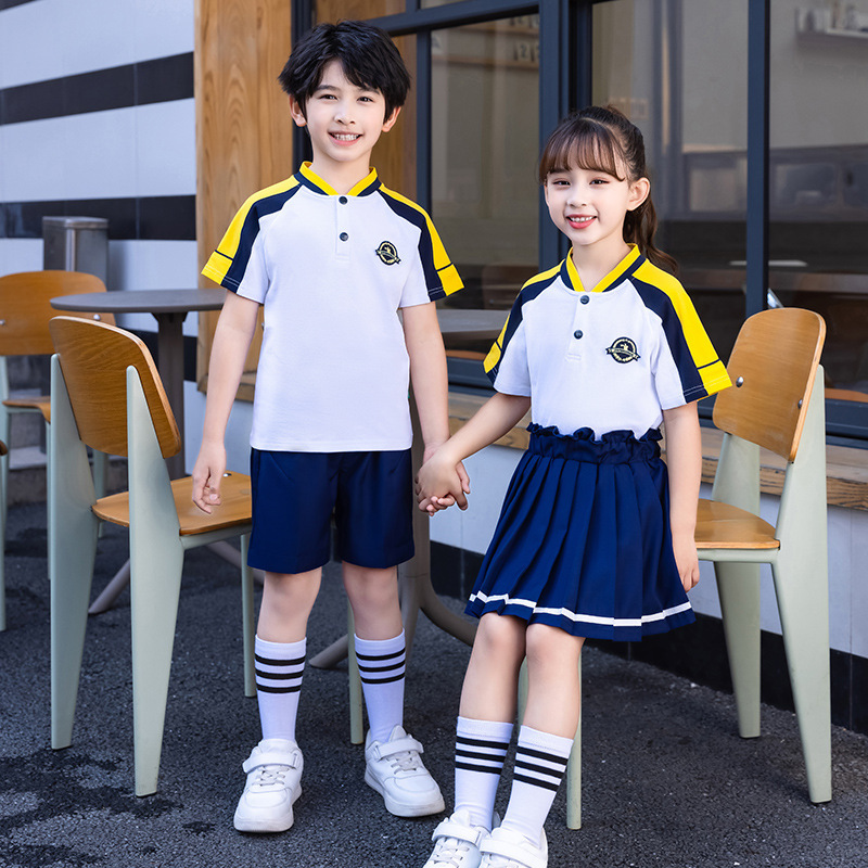 幼儿园园服夏装套装毕业照运动会服装夏季短袖儿童班服小学生校服