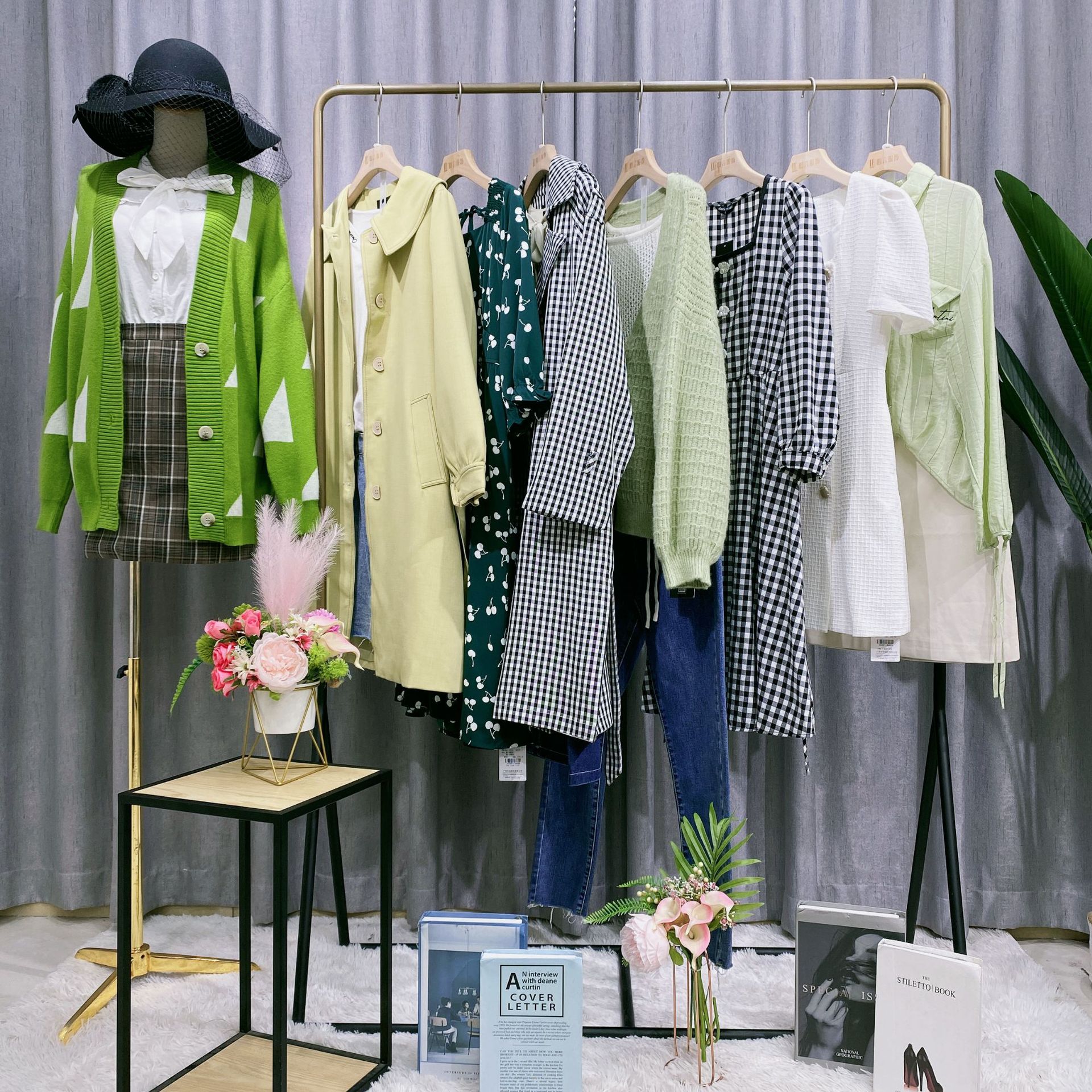 dr21秋品牌折扣女装剪标走份批发实体店风衣货源电商直播女装货源