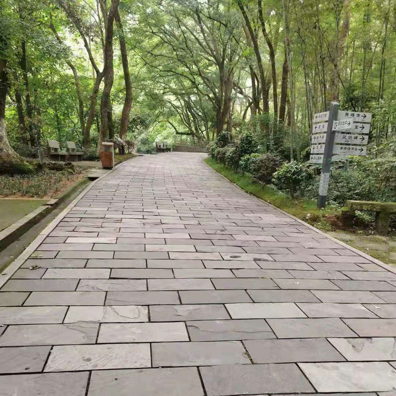 仿古地砖青石板庭院别墅广场公园300*600文化石黑色板岩石材批发