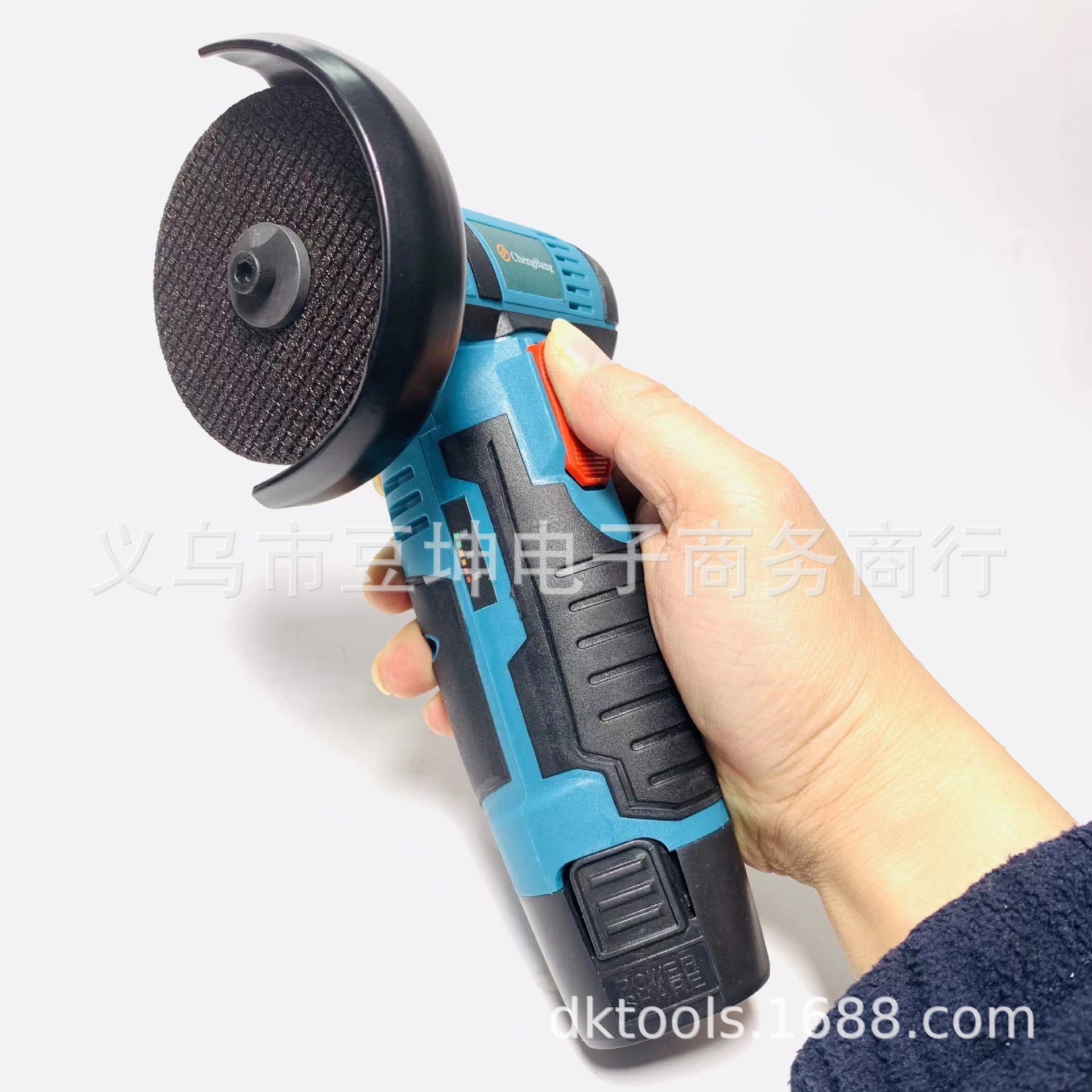 Foreign Trade Cross-Border Brushed Lithium Battery 12V Small Angle Grinder Device Two Electricity One Charge Multifunctional Rechargeable Angle Grinder